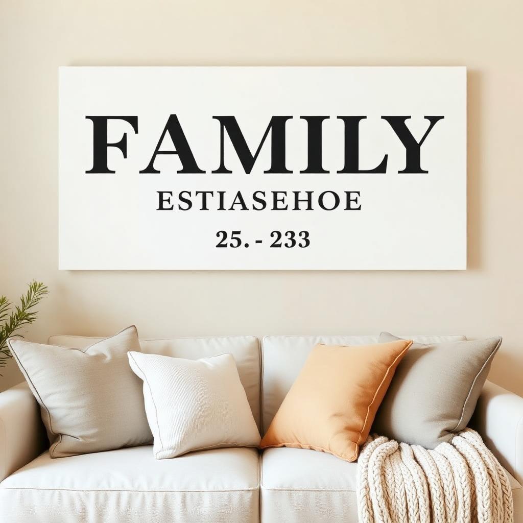 Family Name Wall Art